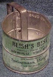 Blish Milling Company Flour Sifter
From the genealogical collection of C. B. Blish